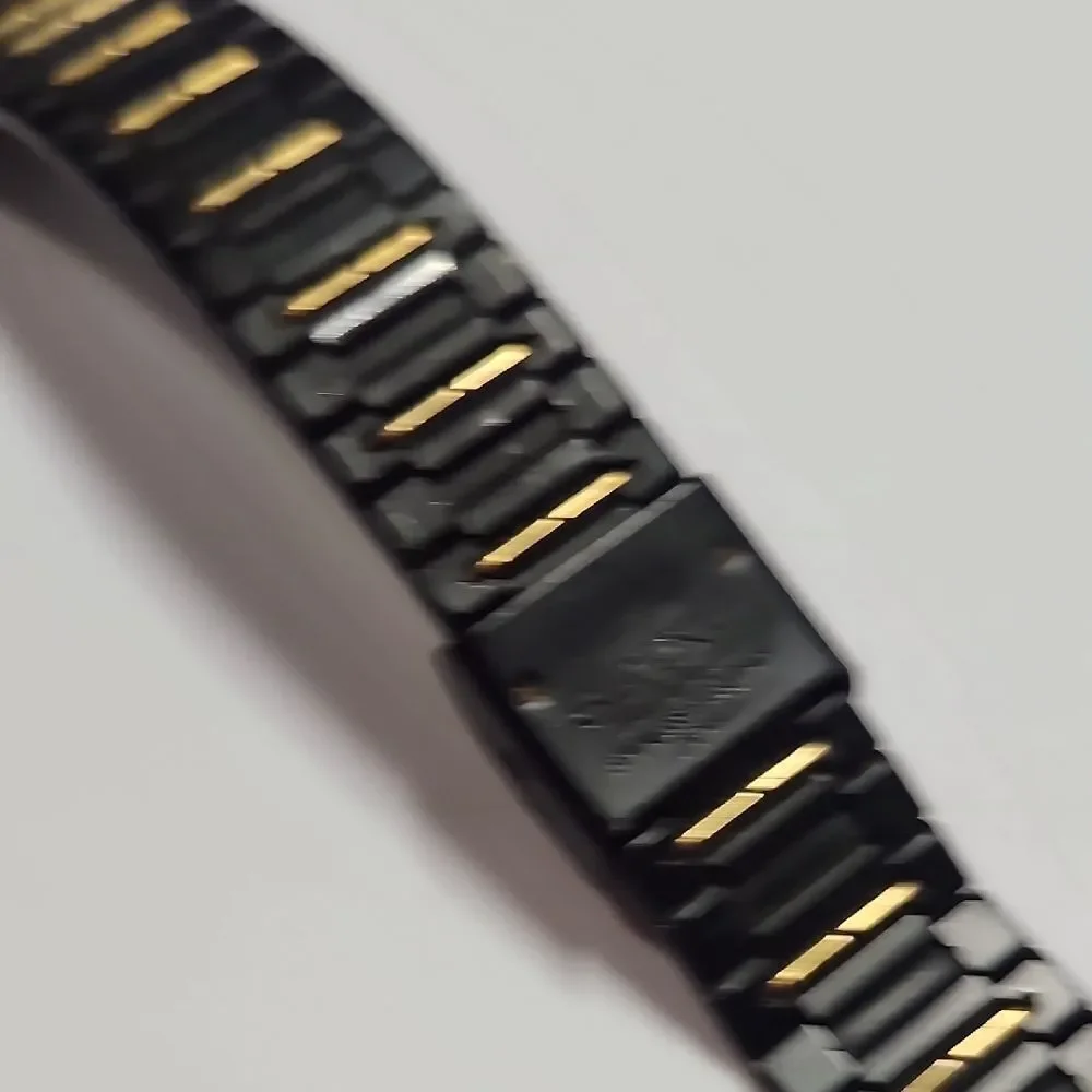 Seiko Classic 'Stealth' 'Pinstripe Tuxedo' Gents Matte Black Chrome